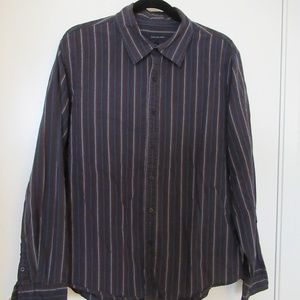 Calvin Klein Jeans Mens Long Sleeve Polo Shirt - L